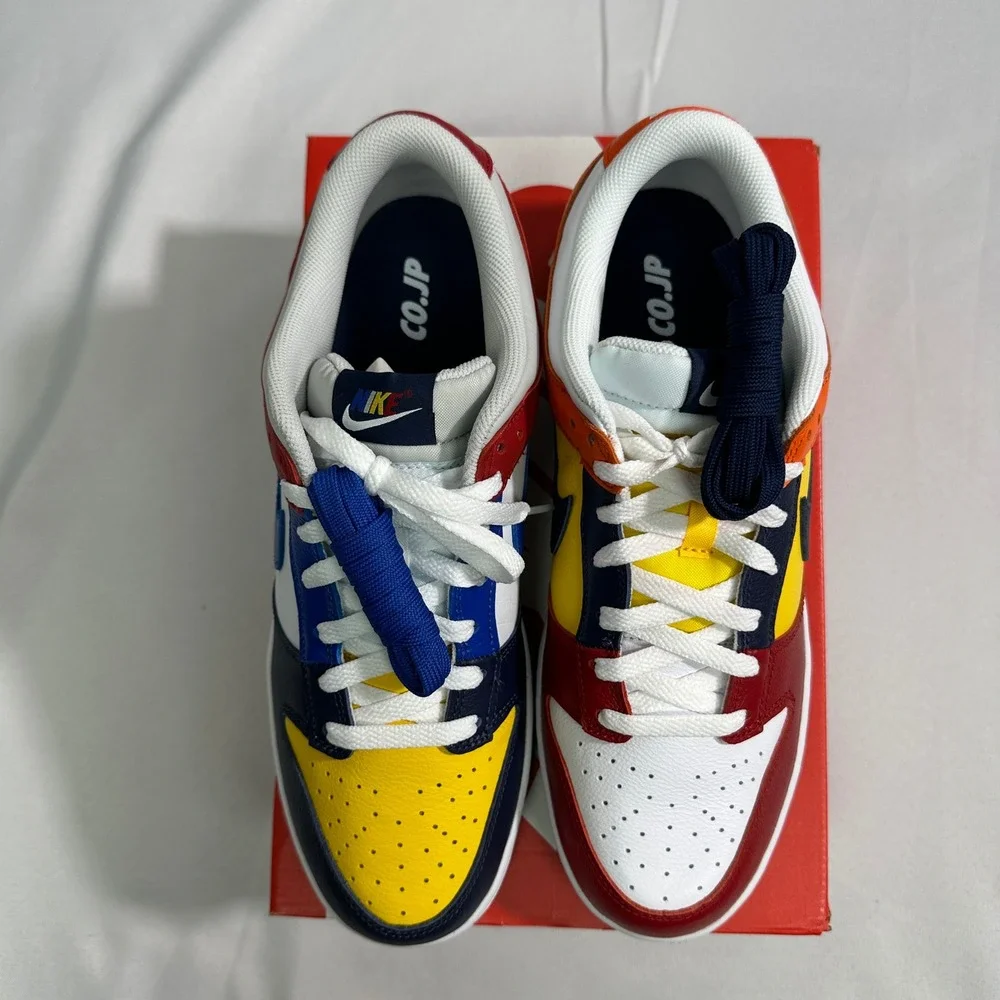 Nike Dunk Low JP QS What The CO.JP Mens 11.5 Midnight Navy Varsity‎ Maize IB2051